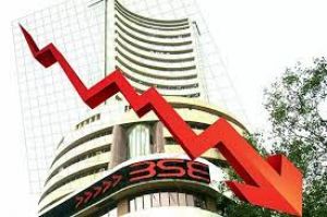   रिजर्व बैंक की मौद्रिक नीति की घोषणा से लुढ़का शेयर बाजार  