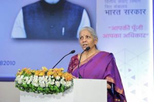 केंद्रीय वित्त मंत्री राष्ट्रव्यापी वित्तीय जागरूकता अभियान "आपकी पूंजी, आपका अधिकार" लॉन्च किया केंद्रीय वित्त मंत्री राष्ट्रव्यापी वित्तीय जागरूकता अभियान "आपकी पूंजी, आपका अधिकार" लॉन्च किया