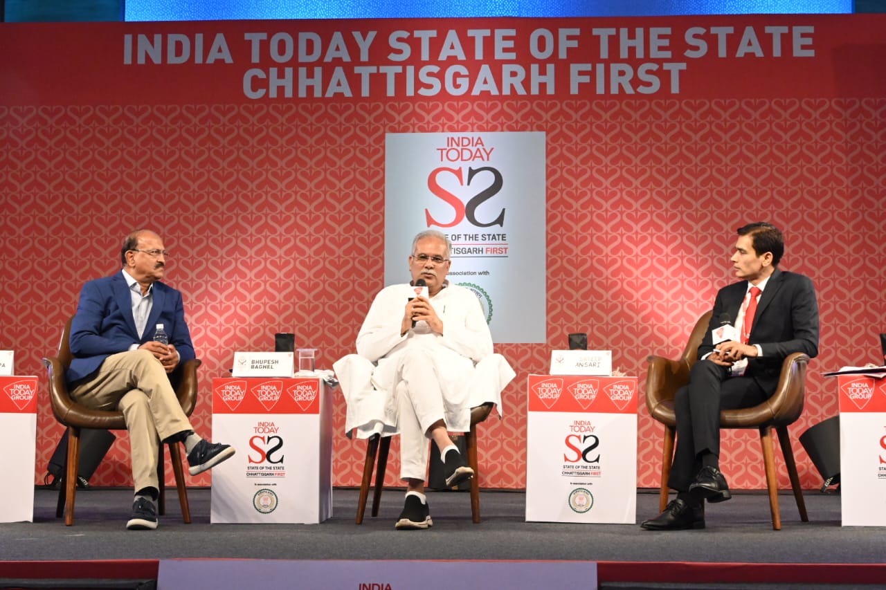 स्टेट ऑफ द स्टेट छत्तीसगढ़ फर्स्ट कार्यक्रम में मुख्यमंत्री भूपेश बघेल स्टेट ऑफ द स्टेट छत्तीसगढ़ फर्स्ट कार्यक्रम में मुख्यमंत्री भूपेश बघेल