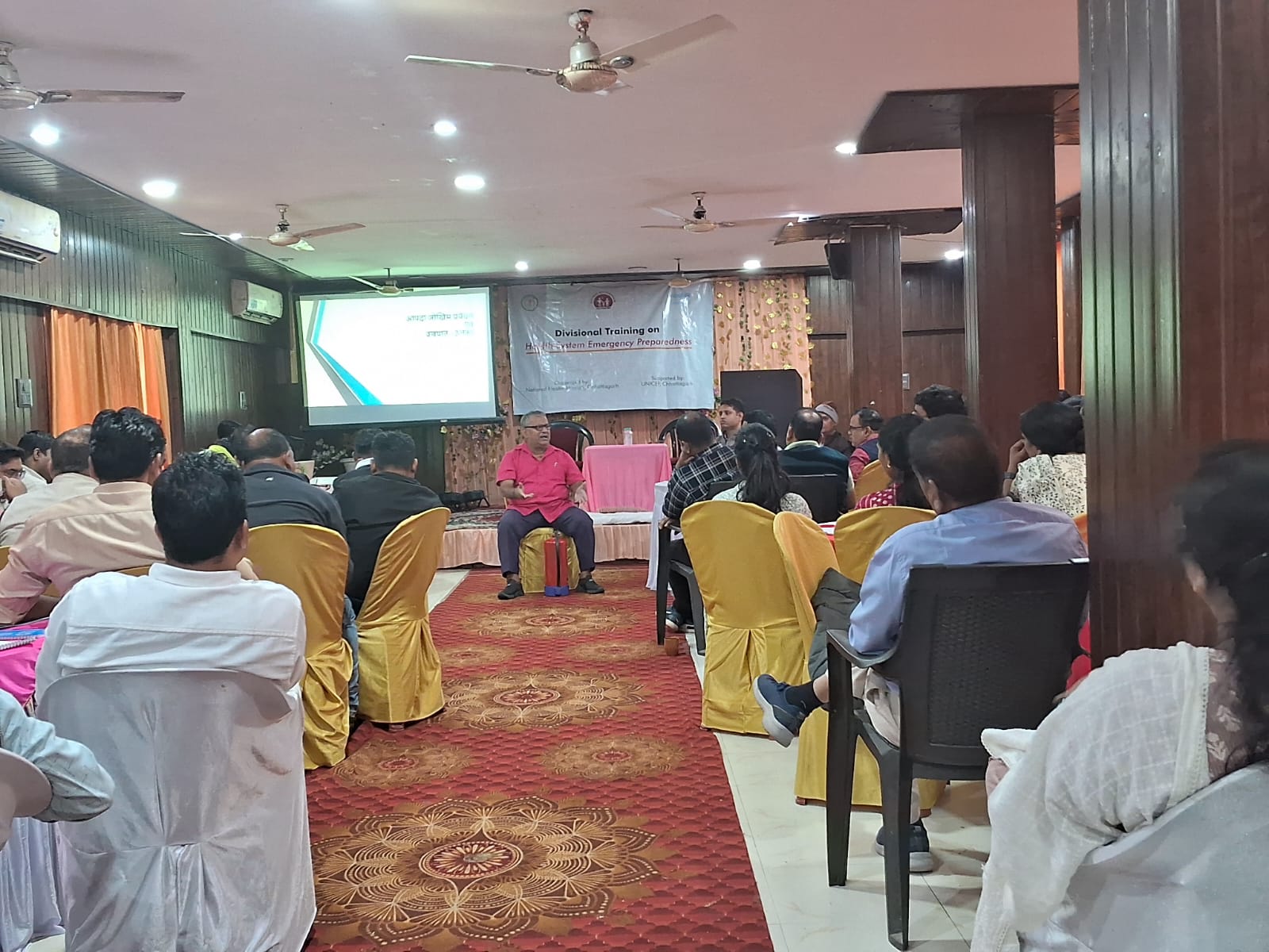 ‘‘आपात स्थिति में स्वास्थ्य सेवाओं की तैयारियों’’ पर दो दिवसीय संभाग स्तरीय प्रशिक्षण शुरू ‘‘आपात स्थिति में स्वास्थ्य सेवाओं की तैयारियों’’ पर दो दिवसीय संभाग स्तरीय प्रशिक्षण शुरू