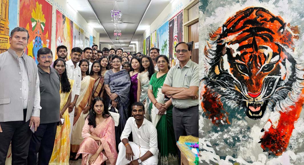 जब स्टेथोस्कोप थामने वाले हाथों ने थामी कूची, तो दीवारों पर सहसा स्पंदित हो उठीं कलाएं जब स्टेथोस्कोप थामने वाले हाथों ने थामी कूची, तो दीवारों पर सहसा स्पंदित हो उठीं कलाएं