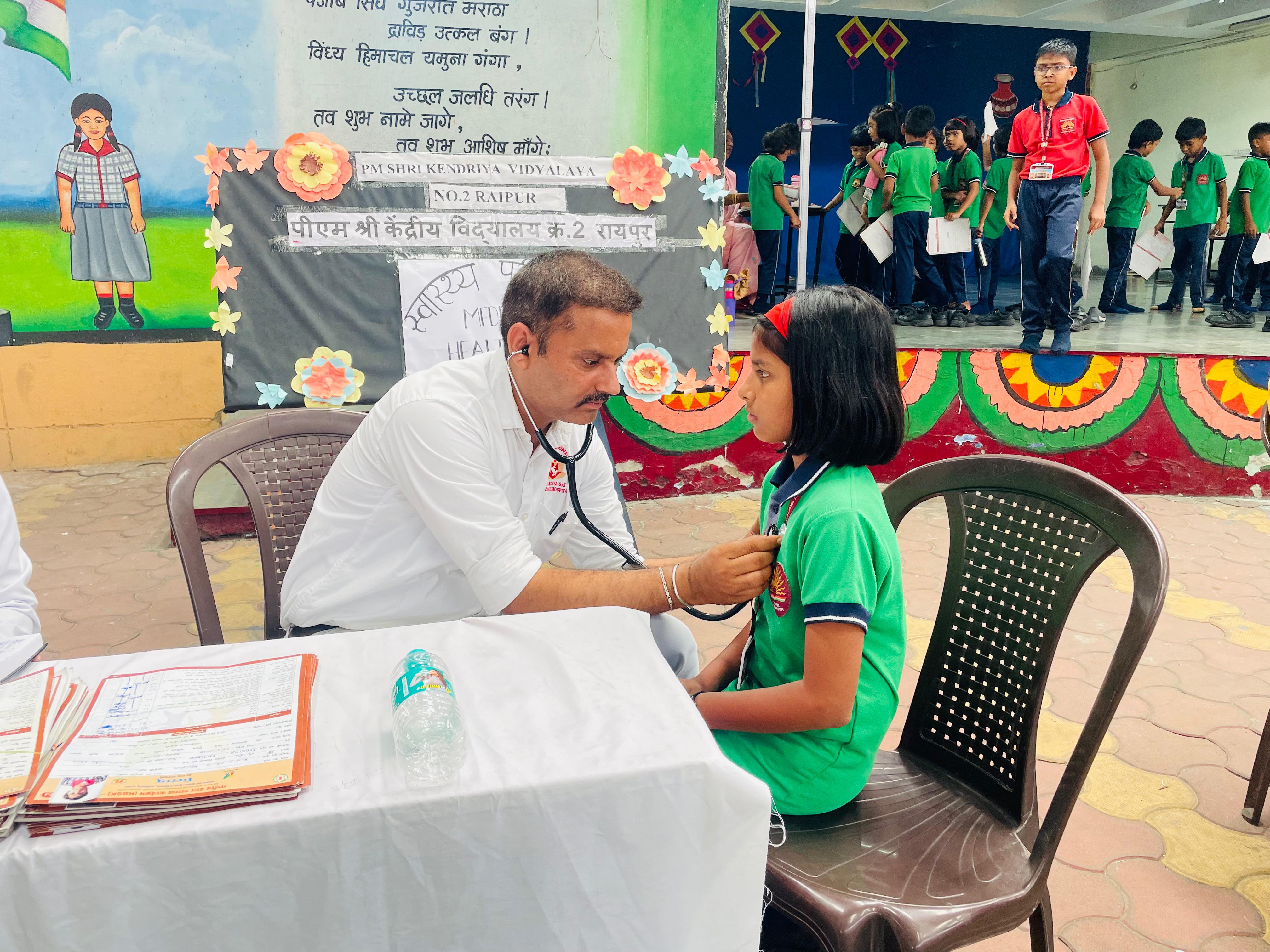 प्रोजेक्ट धड़कन के तहत दूसरे दिन केंद्रीय विद्यालय-2 में 257 बच्चों की स्क्रीनिंग की गई प्रोजेक्ट धड़कन के तहत दूसरे दिन केंद्रीय विद्यालय-2 में 257 बच्चों की स्क्रीनिंग की गई