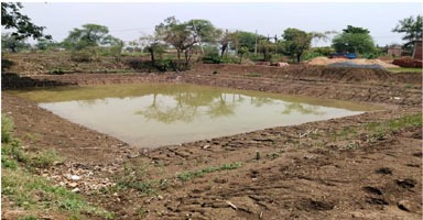 मनरेगा से निर्मित तालाब किसान के लिए बना सिंचाई व आजीविका का साधन मनरेगा से निर्मित तालाब किसान के लिए बना सिंचाई व आजीविका का साधन