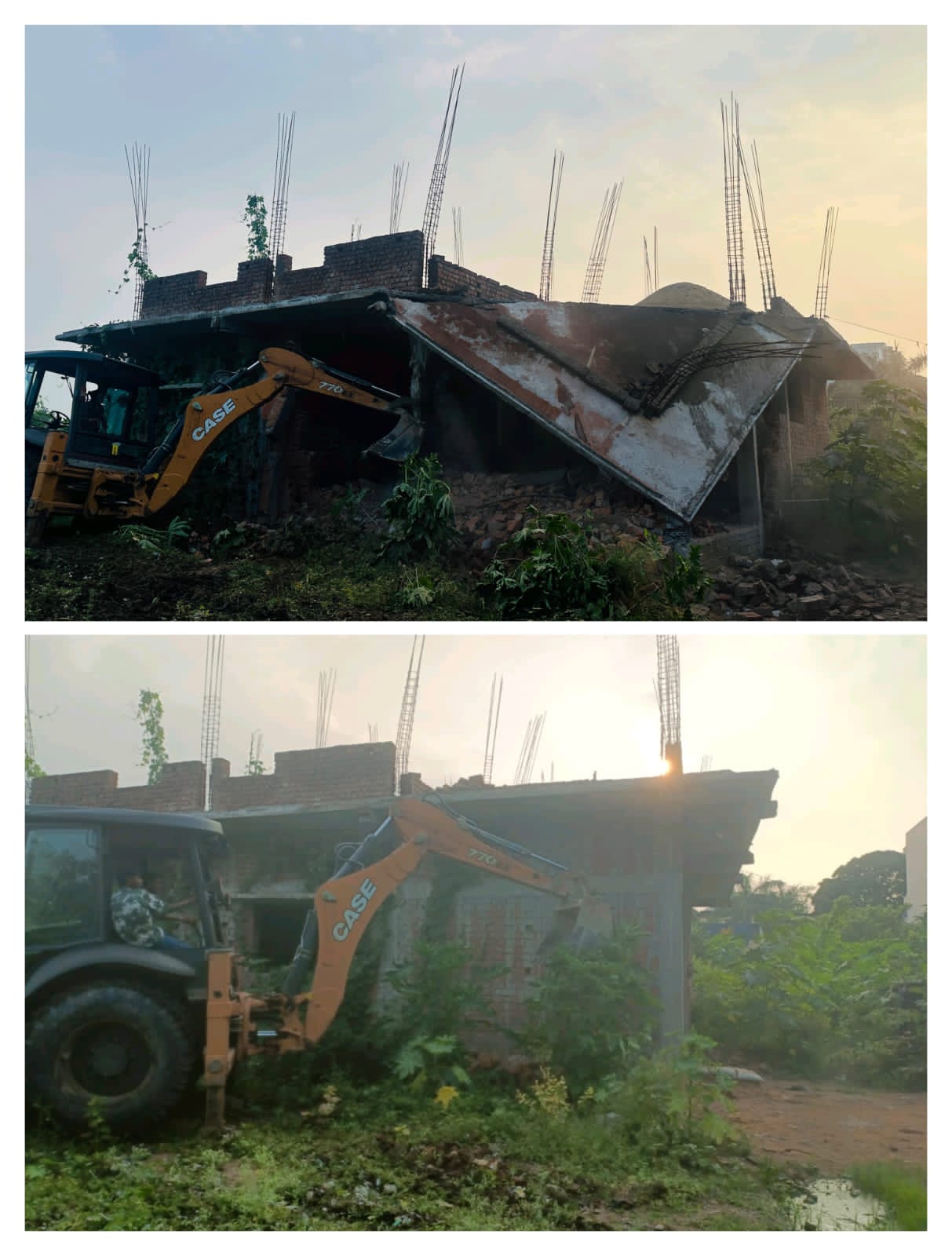 नगर निगम जोन 9 ने एलआईसी कालोनी मोवा में लगभग 1450 वर्गफीट में बिना अनुमति किया गया अवैध निर्माण तोडा नगर निगम जोन 9 ने एलआईसी कालोनी मोवा में लगभग 1450 वर्गफीट में बिना अनुमति किया गया अवैध निर्माण तोडा