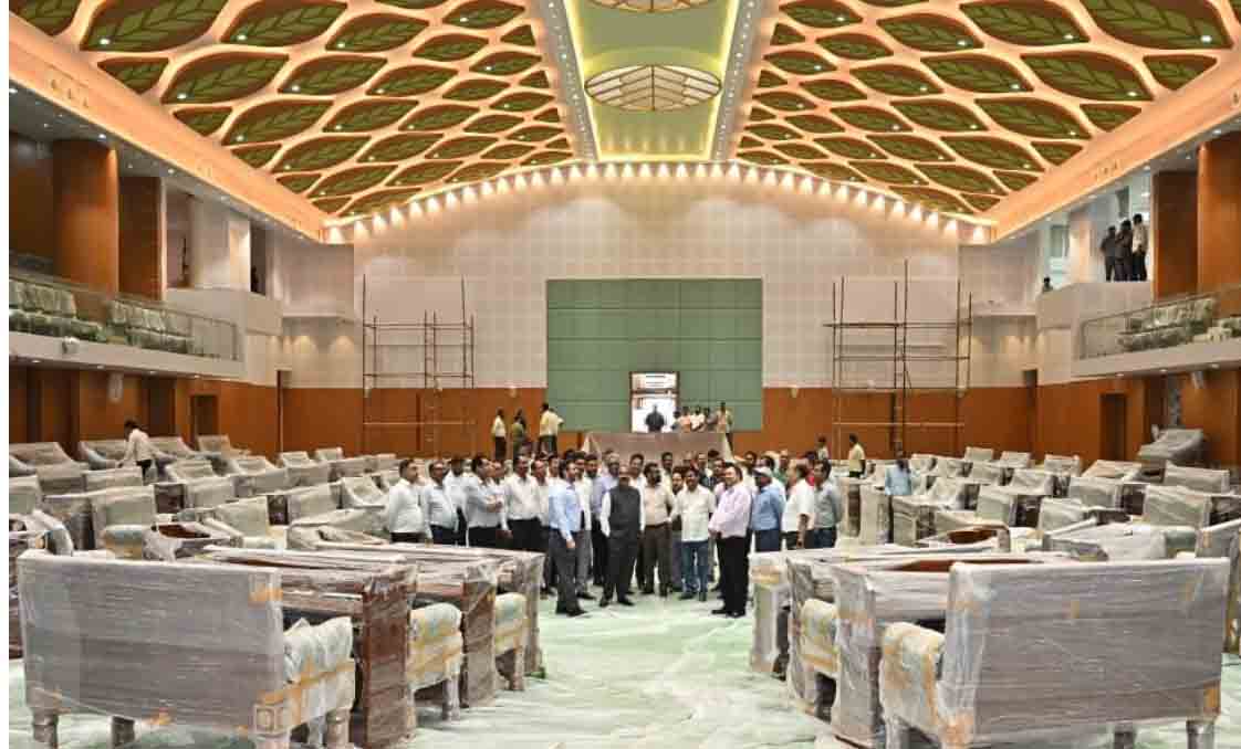 भविष्य की जरूरतों के अनुरूप विधानसभा का नया भवन – अरुण साव भविष्य की जरूरतों के अनुरूप विधानसभा का नया भवन – अरुण साव