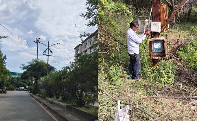 सड्डू विज्ञान केन्द्र मुख्य मार्ग के रोड डिवाइडर की स्ट्रीट लाइटों को सुधारा गया सड्डू विज्ञान केन्द्र मुख्य मार्ग के रोड डिवाइडर की स्ट्रीट लाइटों को सुधारा गया