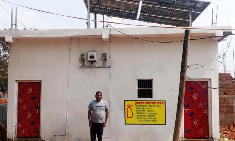 चमन लाल का घर हो रहा है रोशन पीएम सूर्य घर योजना से चमन लाल का घर हो रहा है रोशन पीएम सूर्य घर योजना से