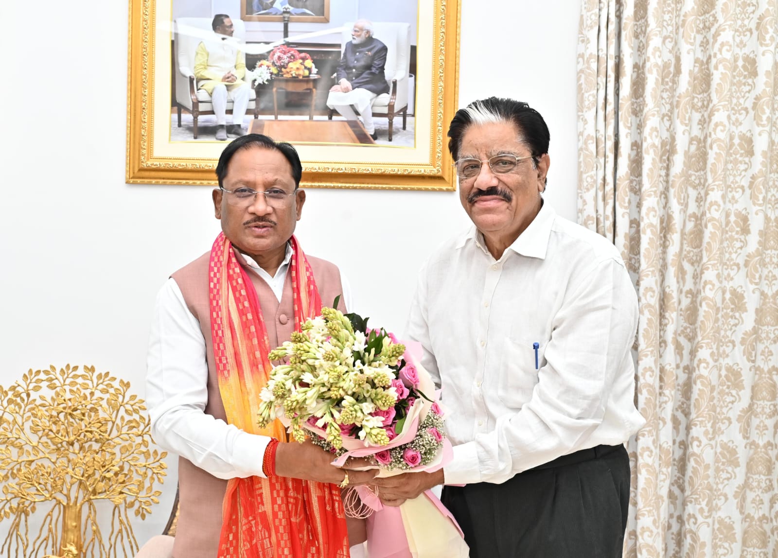 मुख्यमंत्री से राज्य नीति आयोग के नवनियुक्त उपाध्यक्ष गणेश शंकर मिश्रा ने की सौजन्य मुलाकात मुख्यमंत्री से राज्य नीति आयोग के नवनियुक्त उपाध्यक्ष गणेश शंकर मिश्रा ने की सौजन्य मुलाकात