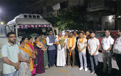 सोमनाथ स्वाभिमान यात्रा के लिए रायगढ़ से 17 श्रद्धालु रवाना, मंत्री ओ.पी. चौधरी ने दी शुभकामनाएं सोमनाथ स्वाभिमान यात्रा के लिए रायगढ़ से 17 श्रद्धालु रवाना, मंत्री ओ.पी. चौधरी ने दी शुभकामनाएं