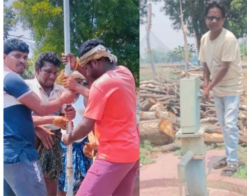 कर्राभौना में बंद हैंडपंप की हुई मरम्मत, ग्रामीणों को मिली राहत कर्राभौना में बंद हैंडपंप की हुई मरम्मत, ग्रामीणों को मिली राहत