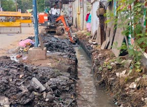 बारिश में जलभराव की समस्या दूर करने निगम का अभियान बारिश में जलभराव की समस्या दूर करने निगम का अभियान
