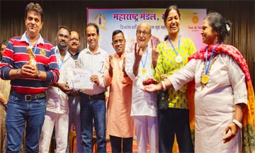 महाराष्ट्र मंडल की अंताक्षरी स्पर्धा का श्री शिवाय विजेता महाराष्ट्र मंडल की अंताक्षरी स्पर्धा का श्री शिवाय विजेता