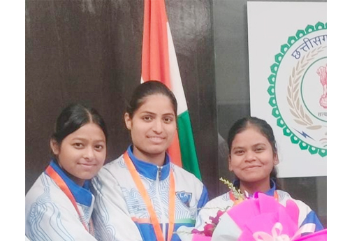 रायगढ़ की बेटियों ने अंतरराष्ट्रीय खेल मंच पर बढ़ाया देश का मान : वित्त मंत्री रायगढ़ की बेटियों ने अंतरराष्ट्रीय खेल मंच पर बढ़ाया देश का मान : वित्त मंत्री