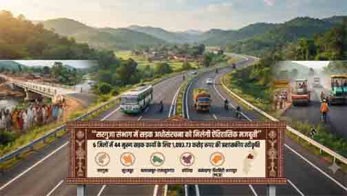 सरगुजा संभाग में सड़क अधोसंरचना को मिलेगी ऐतिहासिक मजबूती सरगुजा संभाग में सड़क अधोसंरचना को मिलेगी ऐतिहासिक मजबूती