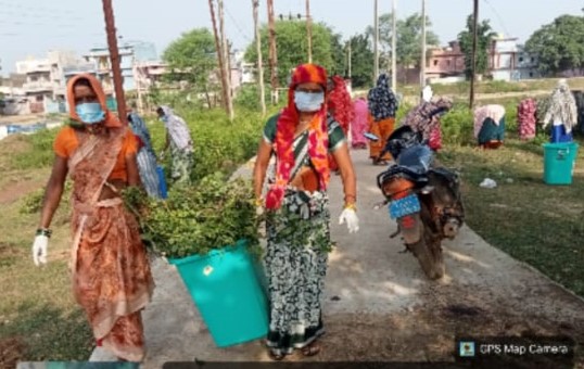 गांधी जयंती पर जोगिया तालाब में चला विशेष स्वच्छता अभियान गांधी जयंती पर जोगिया तालाब में चला विशेष स्वच्छता अभियान