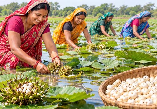 सेवा संकल्प अभियान: धमतरी में मखाना की खेती से किसानों की आय बढ़ाने की नई पहल सेवा संकल्प अभियान: धमतरी में मखाना की खेती से किसानों की आय बढ़ाने की नई पहल