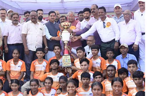 केंद्रीय राज्य मंत्री तोखन साहू के मुख्य आतिथ्य में 26वीं राज्य स्तरीय शालेय क्रीड़ा प्रतियोगिता का समापन केंद्रीय राज्य मंत्री तोखन साहू के मुख्य आतिथ्य में 26वीं राज्य स्तरीय शालेय क्रीड़ा प्रतियोगिता का समापन