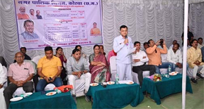 उद्योग मंत्री ने कोरबा में बरेठ समाज को दी 15 लाख के सामुदायिक भवन की सौगात उद्योग मंत्री ने कोरबा में बरेठ समाज को दी 15 लाख के सामुदायिक भवन की सौगात