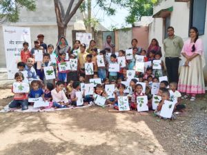 बालवाड़ी के बच्चों को शिक्षा से जोड़े रखने ग्रीष्मकालीन सत्र का आयोजन