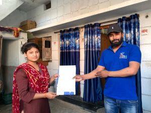 कैंप निवासी पूर्णिमा ने मितान योजना से घंटे भर में बनवाया दोनों बच्चों का आय एवं जाति प्रमाण पत्र