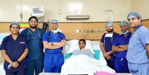 अंबेडकर अस्पताल के चिकित्सकों ने की एक और जटिल सर्जरी- युवक को मिला नया जीवन