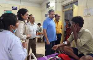  स्वास्थ्य विभाग के सचिव सिद्धार्थ कोमल परदेशी ने चिकित्सालय का किया आकस्मिक निरीक्षण