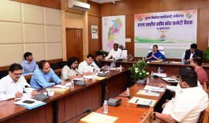  मुख्य निर्वाचन पदाधिकारी  की अध्यक्षता में राज्य स्तरीय स्वीप कोर कमेटी की हुई बैठक