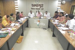 जिला पंचायत सामान्य सभा की बैठक में कई मुद्दो पर हुई चर्चा