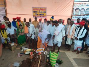  पाटजात्रा विधान के साथ बस्तर दशहरे की शुरूआत