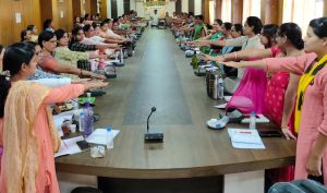  महिला एवं बाल विकास विभाग द्वारा मतदाता जागरूकता कार्यशाला का आयोजन