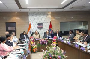  छत्तीसगढ़ राज्य के सीमावर्ती राज्यों के पुलिस अधिकारियों की समन्वय बैठक हैदराबाद में सम्पन्न