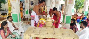 बालाजी संग श्रीदेवी-भूदेवी का विधि-विधान से कराया गया विवाह