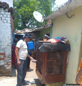 जलजनित बिमारियों के रोकथाम लिए किया जा रहा घर घर सर्वे