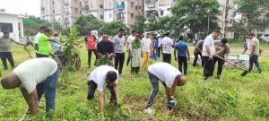  तालपुरी के शिवमंदिर परिसर में सफाई अभियान का लगा पड़ाव