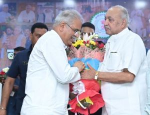 स्कूल शिक्षा मंत्री रविन्द्र चौबे ने मुख्यमंत्री को दी शुभकामनाएं