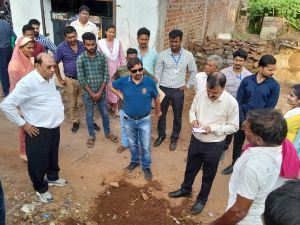 दिल्ली की टीम ने किया जल जीवन मिशन के कामों का निरीक्षण