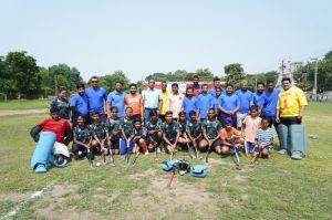 खेल दिवस पर रैली एवं हाकी प्रतियोगिता का आयोजन