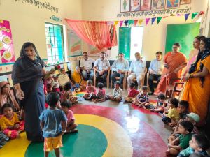 उप सचिव, भारत सरकार महिला एवं बाल विकास विभाग के द्वारा विभागीय कार्यों का निरीक्षण 