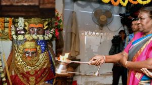 राष्ट्रपति द्रौपदी मुर्मु ने रतनपुर में आदिशक्ति माँ महामाया देवी के किये दर्शन