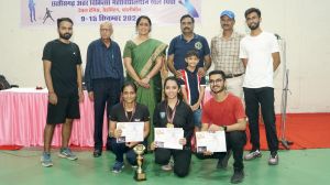  टेबल टेनिस व बैडमिंटन में जे. एन. एम. चिकित्सा महाविद्यालय बना विजेता