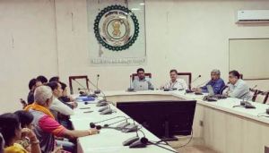  दक्षिण विधानसभा के प्रेक्षक ने राजनीतिक दलों-अभ्यर्थी के प्रतिनिधियों की ली बैठक 