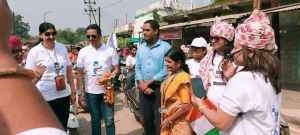 मतदाता जागरूकता केलिए बाइक रैली का आयोजन      