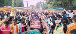  गंगरेल के मां अंगार मोती मंदिर में श्रृद्धालुओं की लगी रही भीड़ 