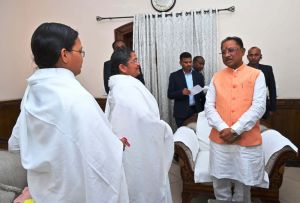  मुख्यमंत्री विष्णु देव साय से प्रजापिता ब्रह्माकुमारी ईश्वरीय विश्वविद्यालय की बहनों ने की मुलाकात