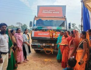 बालोद जिले के विभिन्न ग्रामों में हुआ विकसित भारत संकल्प यात्रा का आयोजन