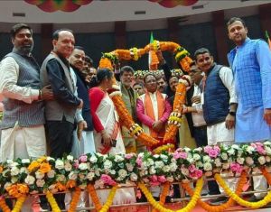 भाजपा रायपुर संभाग कार्यकर्ता अभिनंदन समारोह संपन्न मुख्यमंत्री और प्रदेश अध्यक्ष रहे उपस्थित