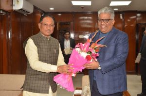 मुख्यमंत्री ने केंद्रीय पर्यावरण, वन एवं जलवायु परिवर्तन मंत्री से की सौजन्य मुलाकात