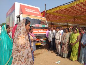 बालोद जिले के विभिन्न ग्रामों में हुआ विकसित भारत संकल्प यात्रा का आयोजन