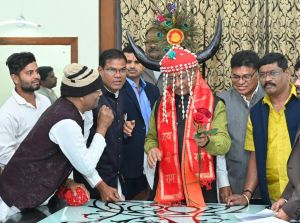  मुख्यमंत्री श्री साय से जनजातीय मोर्चा भिलाई के प्रतिनिधिमंडल ने की सौजन्य मुलाकात 