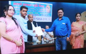 राजधानी रायपुर में वीर बालक ओम उपाध्याय का सम्मान